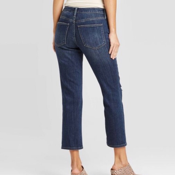 NEW Universal Thread High Rise Straight Crop Jeans - Picture 3 of 9